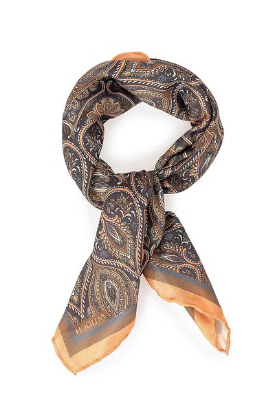 Antioch Orange Patterned Scarf