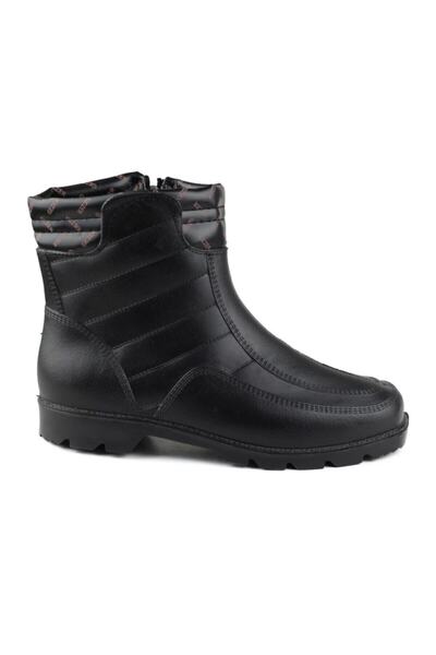 Nihomall20 Black Wool Inside Rubber Boots Waterproof Short Roller Hunter-Fish...