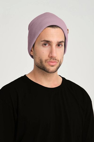 robanu Unisex Powder Color Basic Knitted Beanie