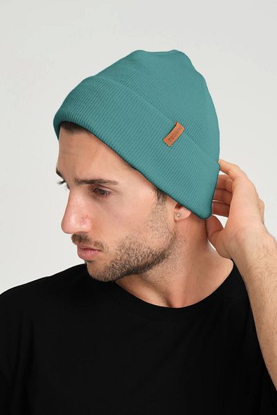 robanu Mint Green Unisex Knitted Basic Beanie