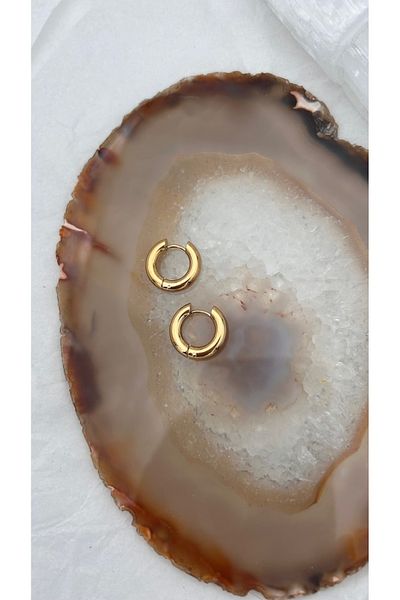 Doğaltaş Masalları Steel Earrings