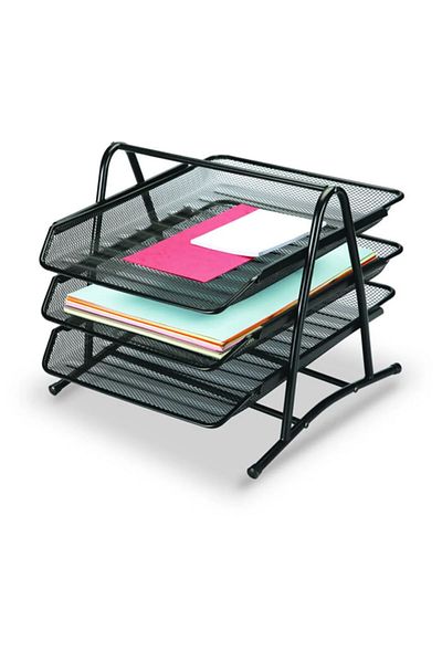 Gıpta 3-Tier Movable Metal Document Shelf Black F0001