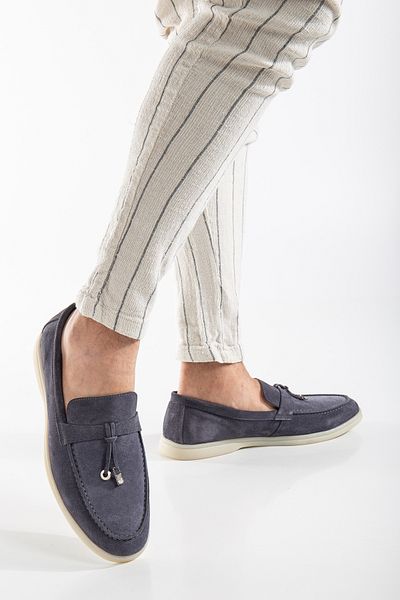Mehmet Baran Genuine Nubuck Leather Men's Loafer