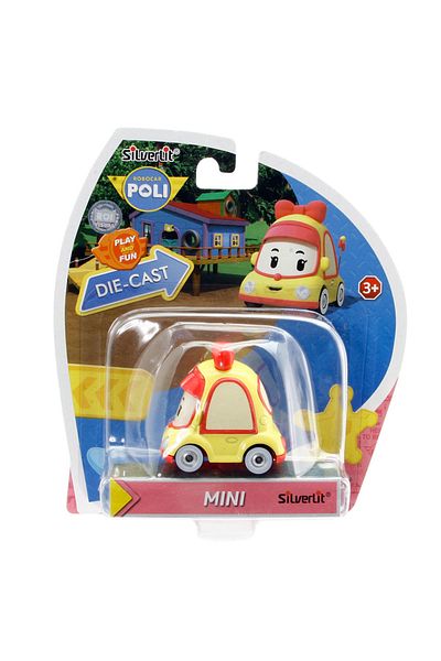 Robocar Poli شخصية سيارة معدنية صغيرة من سيلفرليت
