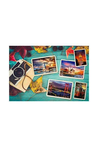 Blue Focus 500 Piece Puzzle - Istanbul Photographer (ISTANBUL PHOTOGRAPHER)