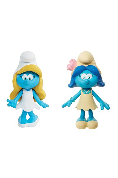 ŞİRİNLER Jakks Pacific Smurfs Lost Village Smurf & Smurfblossom Figure Set