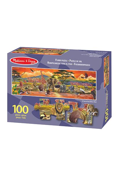 Melissa & Doug Melissa And Doug Giant Floor Puzzle - Safari (100 Pieces)