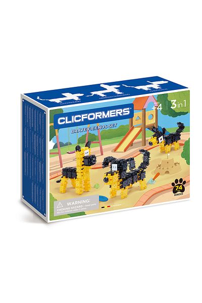 CLICFORMERS مجموعة الأصدقاء الشجعان - 74 قطعة