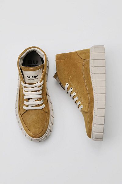 Bueno Shoes Tan Suede Γυναικείες Αθλητικές Μπότες - 01wt3400