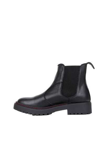 BUENO Shoes Siyah B76c01 Kadın Düz Bot 01wr4204