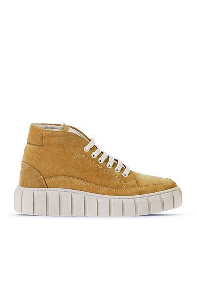 Bueno Shoes Tan Suede Γυναικείες Αθλητικές Μπότες - 01wt3400