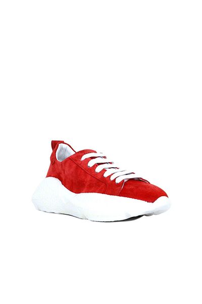 Bueno Shoes Suede Women's Sneakers - Pomegranate Flower Wedge Heel, 01ws12200