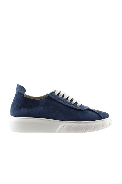 Bueno Shoes Мъжки маратонки от син набук - 01mq4904