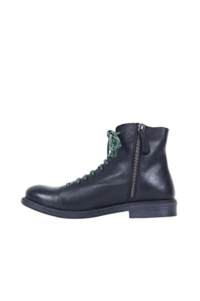 Bueno Shoes Yeşil Deri Kadın Düz Bot 01wr3701