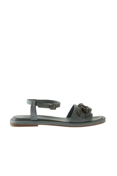 Bueno Shoes Sandale de damă din piele albastre - 01wu4112