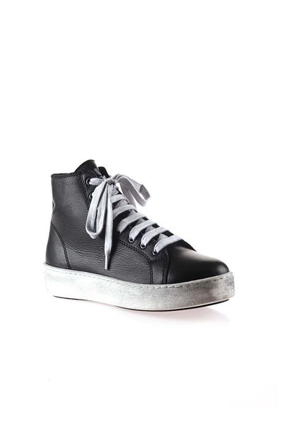Bueno Shoes Cizme sport din piele neagră de damă - 01wr1910