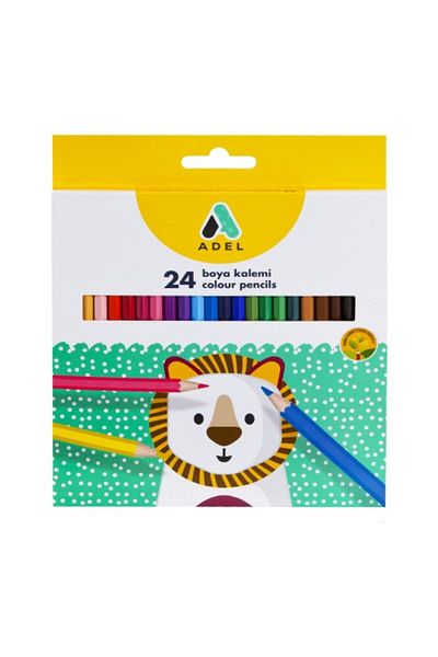 Adel Crayons Full Size 24 Colors Yl 2112365001