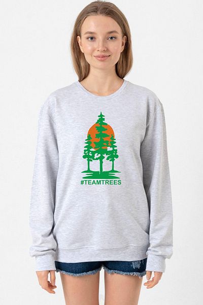 Tshirthane Mr Beast Team Trees Grimelange Women's 2ip Sweatshirt
