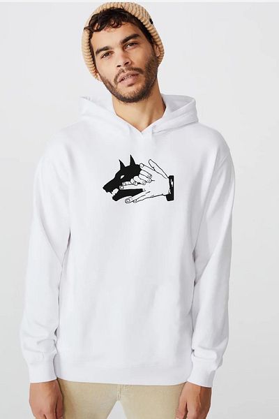 Tshirthane Jujutsu Kaisen Anime Divine Dogs Λευκό ανδρικό φούτερ με κουκούλα 3 κορδονιών