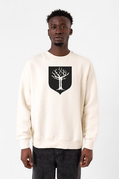 Tshirthane Мъжки суитшърт Got House Forrester Ecru 2ip