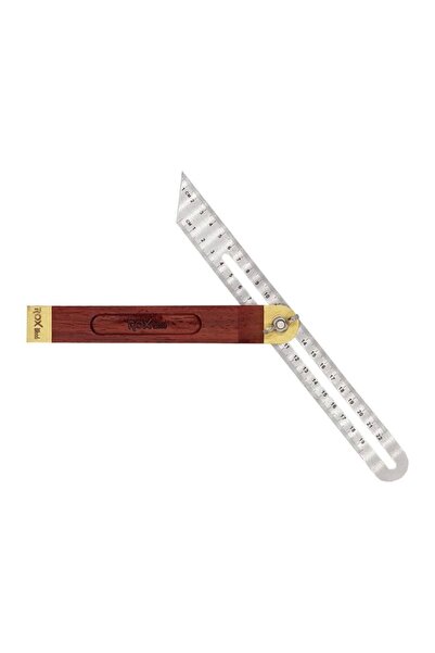 Genel Markalar 7'' Gül Ağacı Ayarlı Marangoz Gönye 22 Cm