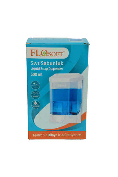 Ethab Ticaret Liquid Soap Dispenser and Shampoo Machine Transparent Color 500...