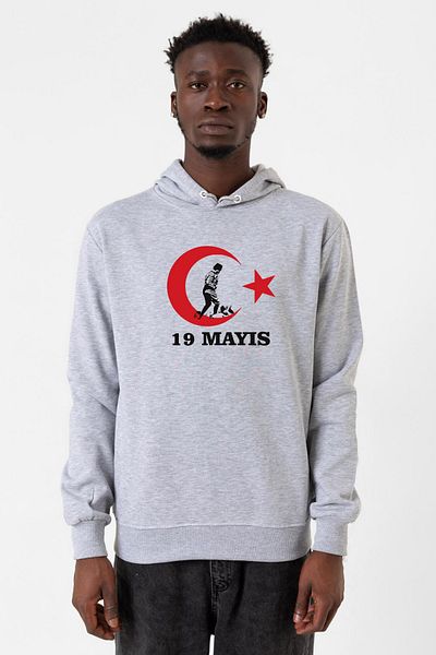 Tshirthane Ανδρικό φούτερ με κουκούλα 3ip Ata Grimelange 19 Μαΐου