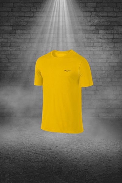 POSEIDON STORM طقم تي شيرت وشورت رجالي باللون الأصفر مقاس كبير - رياضة كاجوال مريحة، ركض مريح (4XL -10XL)