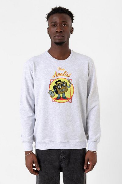 Tshirthane Ανδρικό φούτερ 2ip της Umbrella Academy Team Analyst Karmelange