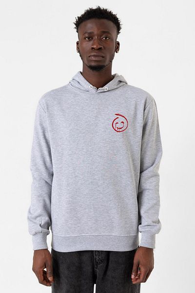 Tshirthane Ανδρικό φούτερ με κουκούλα 3 κορδονιών The Mentalist Red John Pocket Grimelanj