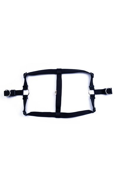 SAVEX Doggie Comfort Woven Ronin Harness Black 2.5*65-75 cm (Dsgt XL)