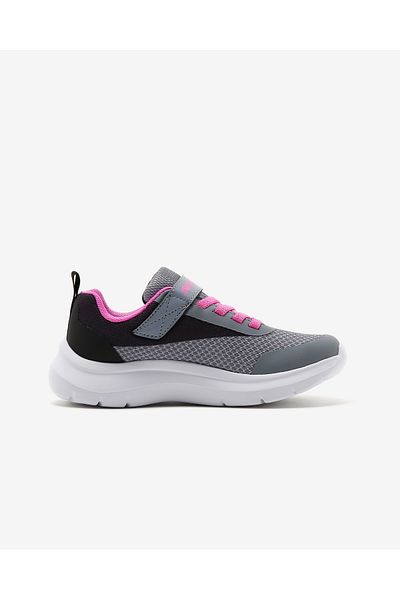 SKECHERS Skech Fast - Trending Color Big Girl's Black Sneakers303534l Bkgy