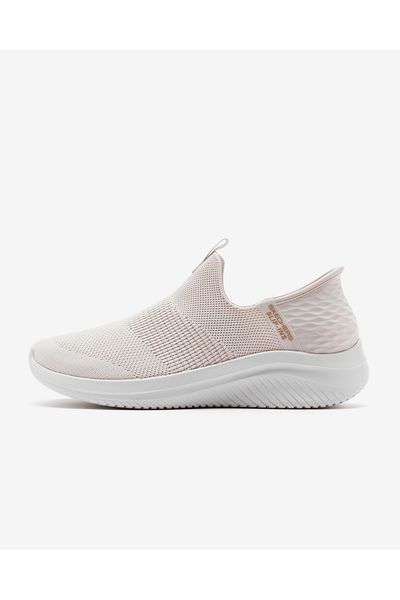 SKECHERS Slip-Ins: Ultra Flex 3.0-Cozy Streak Women's Beige Sneakers 149708   Nat