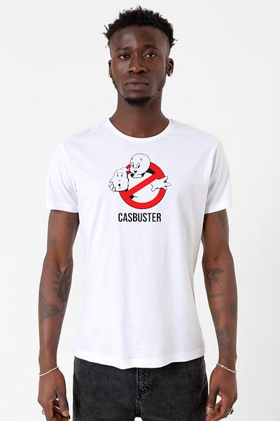 Tshirthane Ανδρικό μπλουζάκι Mentalist Lettern White Cycling