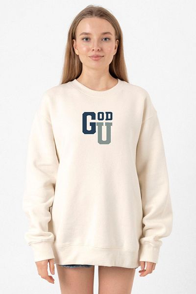 Tshirthane Gen V Godolkin University Abbreviation Ecru Women's 2ip Sweatshirt
