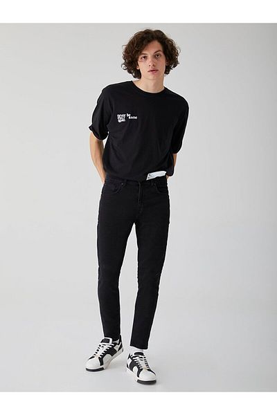 Ltb Pantaloni skinny Marcelio cu talie normală