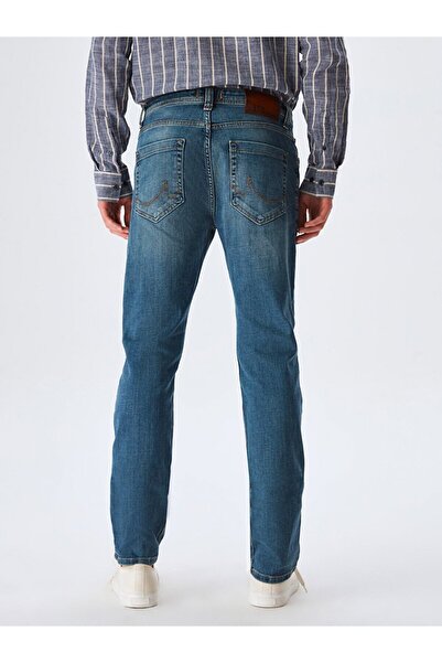 Ltb Pantaloni de jeans drepti Hollywood Y cu talie normală