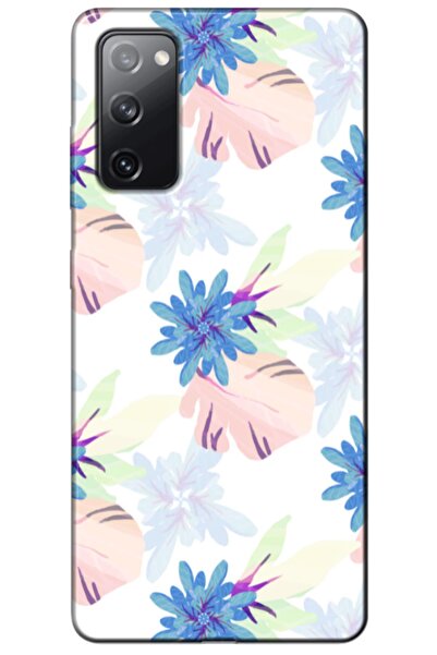 Dara Aksesuar حافظة متوافقة مع هاتف سامسونج جالاكسي S20 FE حافظة سيليكون زهور...