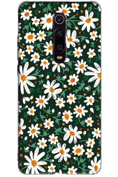 Zebana حافظة متوافقة مع هاتف Xiaomi Mi 9T Pro من السيليكون Spring Flowers 4 (...
