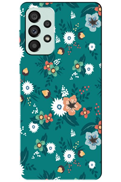 Zebana حافظة متوافقة مع هاتف سامسونج جالاكسي A73 5G حافظة سيليكون ربيعية زهور...