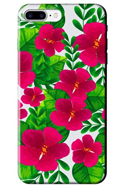 Zebana Apple iPhone 7 Plus Compatible Case Spring Flowers 9 Silicone Case (Pr...
