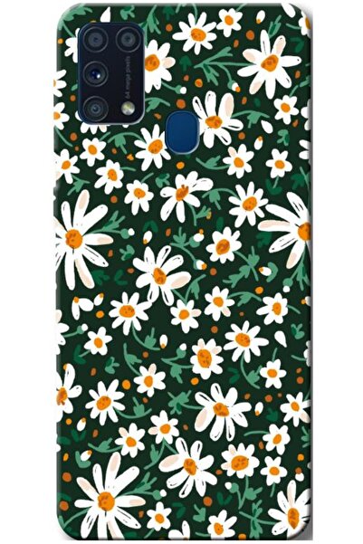 Zebana حافظة متوافقة مع هاتف سامسونج جالاكسي M31، حافظة سيليكون بتصميم زهور ا...