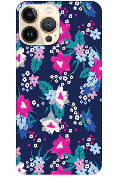 Dara Aksesuar حافظة سيليكون متوافقة مع هاتف Apple iPhone 13 Pro Max Spring Fl...