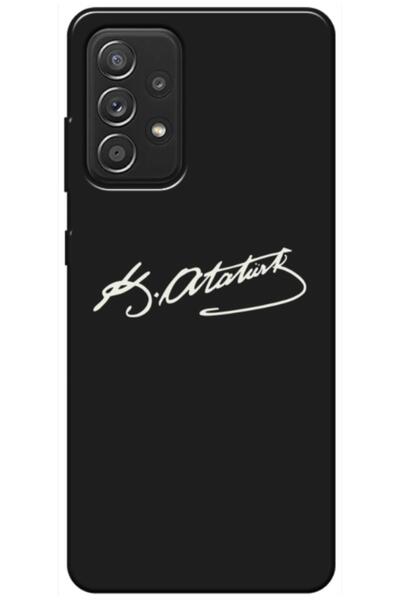 Dara Aksesuar حافظة سامسونج جالاكسي A72 المتوافقة مع حافظة سيليكون بتوقيع أتا...