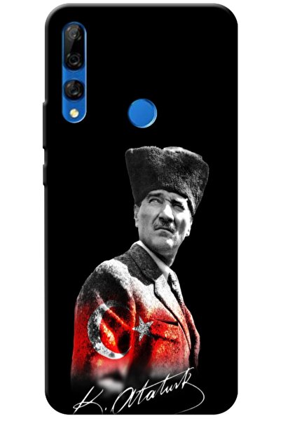 Dara Aksesuar حافظة متوافقة مع هاتف هواوي Y9 برايم 2019 بتصميم مصطفى كمال أتا...