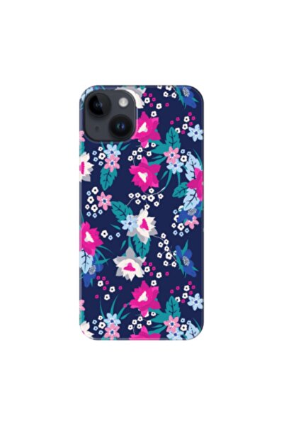 Zebana حافظة سيليكون متوافقة مع هاتف Apple iPhone 14 Spring Flowers 3 (مطبوعة)