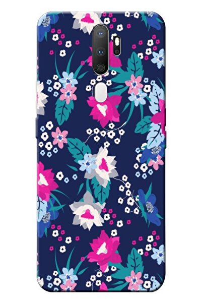 Dara Aksesuar حافظة متوافقة مع هاتف اوبو A9 2020 حافظة سيليكون بتصميم زهور ال...