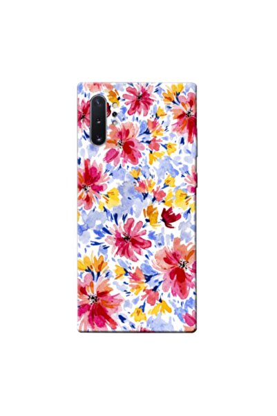 Zebana حافظة متوافقة مع هاتف سامسونج جالاكسي نوت 10 بلس، حافظة سيليكون زهور ا...