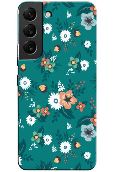 Zebana حافظة متوافقة مع هاتف سامسونج جالاكسي S22، حافظة سيليكون ربيعية مزخرفة...