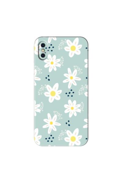 Zebana حافظة سيليكون متوافقة مع هاتف Apple Iphone X Spring Flowers 10 (مطبوعة)
